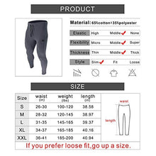 Load image into Gallery viewer, BROKIG Mens Zip Joggers Pants - Casual Gym Workout Track Pants Comfortable Slim Fit Tapered Sweatpants with Pockets (Shadow Grey)
