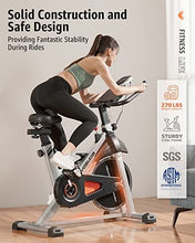 Load image into Gallery viewer, YOSUDA Indoor Cycling Bike Stationary - Cycle Bike with Ipad Mount & Comfortable Seat Cushion