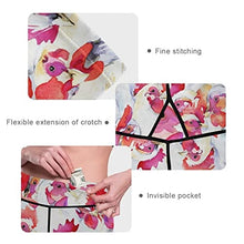 Load image into Gallery viewer, visesunny High Waist Yoga Pants with Pockets White Rooster Animal Buttery Soft Tummy Control Running Workout Pants 4 Way Stretch Pocket Leggings