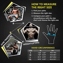 Load image into Gallery viewer, ihuan Weight Lifting Gym Workout Gloves with Wrist Wrap Support for Men & Women, Full Palm Protection, for Weightlifting, Training, Fitness, Exercise, Pull ups