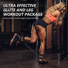 Load image into Gallery viewer, Ankle Bands for Working Out, Ankle Resistance Band with Cuffs, Resistance Bands for Leg Butt Training Exercise Equipment for Kickbacks Hip Gluteus Training Exercises, Ankle Strap with Exercise Bands
