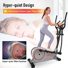 Load image into Gallery viewer, STAR POWER Elliptical Exercise Machine for Home Use, Magnetic Elliptical Cross Trainer with LCD Monitor, Elliptical Training Machines with 16Levels Resistance, 330lbs Capacity