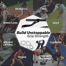 Load image into Gallery viewer, V-Hawk Forearm Wrist Roller - Wrist & Forearm Strengthener with Finger Exerciser, Forearm Workout Equipment Arm Blaster with Anti-Slip Grip Strength Trainer for Home and Gym Workout