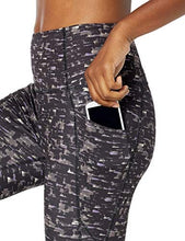 Load image into Gallery viewer, Core 10 Women's All Day Comfort High-Waist Side-Pocket 7/8 Crop Yoga Legging, Brushstroke, Large