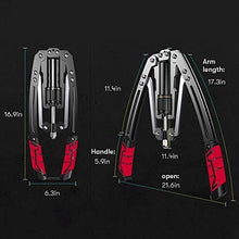 Load image into Gallery viewer, BDL Power Twister Adjustable Arm Exerciser Home Chest Expander with Resistance 22-440lbs Home Chest Expander Muscle Shoulder Training Fitness Equipment Arm Enhanced Exercise (Red)