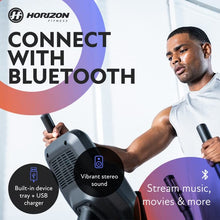 Load image into Gallery viewer, Horizon Fitness EX-59 Elliptical Trainer Exercise Machine for Home Workout, Fitness & Cardio, Compact Cross-Trainer with Bluetooth, Built-in Speakers, 10 Resistance Levels, 300 lb Weight Capacity