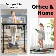 Load image into Gallery viewer, Under Desk Treadmill Motorized Folding Small Walking Treadmills for Home & Office Egofit Walker Pro M1, Installation-Free with LCD Display, Compact Fit Standing Desk Treadmills
