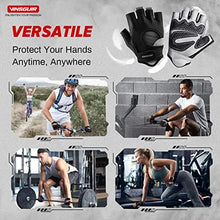 Load image into Gallery viewer, VINSGUIR Workout Gloves for Men and Women, Weight Lifting Gloves with Excellent Grip, Lightweight Gym Gloves for Weightlifting, Cycling, Exercise, Training, Pull ups, Fitness, Climbing and Rowing
