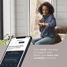 Load image into Gallery viewer, Fitbit Charge 5 Advanced Fitness & Health Tracker with Built-in GPS, Stress Management Tools, Sleep Tracking, 24/7 Heart Rate and More, Lunar White/Soft Gold, One Size (S &L Bands Included)