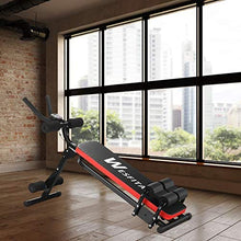 Load image into Gallery viewer, Wesfital AB Workout equipment Sit Up Bench Abdominal Trainer Full Body Strength training Home Gym Fitness Machine for Thighs, Glutes, Sit-ups With 3 difficulty Levels And Digital Display