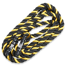 Load image into Gallery viewer, Poly Dacron Battle Rope - Workout Rope - Exercise Ropes - Training Ropes - Battle Ropes - Undulation Ropes - Great For Your Rope Workout (Yellow, 2" x 50 feet)