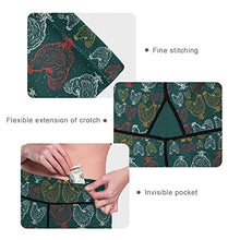 Load image into Gallery viewer, visesunny High Waist Yoga Pants with Pockets Rooster Dot Decorative Buttery Soft Tummy Control Running Workout Pants 4 Way Stretch Pocket Leggings