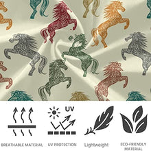 Load image into Gallery viewer, visesunny High Waist Yoga Pants with Pockets Colored Horse Tummy Control Workout Running Yoga Leggings for Women