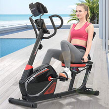Load image into Gallery viewer, HARISON Magnetic Recumbent Exercise Bike for Seniors and Adults 350 LBS Capacity, Exercise Bike Stationary for Home Cardio Workout
