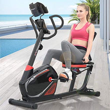 Load image into Gallery viewer, HARISON Magnetic Recumbent Exercise Bike for Seniors and Adults 350 LBS Capacity, Exercise Bike Stationary for Home Cardio Workout