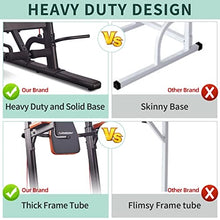 Load image into Gallery viewer, HARISON Multifunction Power Tower with Bench Pull up Bar dip station for Home Gym workout Strength Training Fitness Equipment