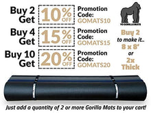 Load image into Gallery viewer, Premium Extra Large Exercise Mat - 8' x 4' x 1/4" Ultra Durable, Non-Slip, Workout Mats for Home Gym Flooring - Jump, Cardio, MMA Mat - Use With or Without Shoes (96" Long x 48" Wide x 6mm Thick)