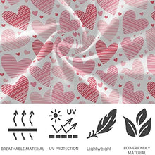 Load image into Gallery viewer, visesunny High Waist Yoga Pants with Pockets Heart Valentines Day Buttery Soft Tummy Control Running Workout Pants 4 Way Stretch Pocket Leggings