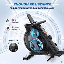 Load image into Gallery viewer, YOSUDA Magnetic Rowing Machine 350 LB Weight Capacity - Foldable Rower for Home Use with LCD Monitor, Tablet Holder and Comfortable Seat Cushion