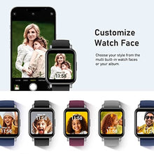 Load image into Gallery viewer, Imzuc Smart Watch, Health Fitness Tracker for Women & Men, Touchscreen Smartwatch with Heart Rate Tracking, Sleep Monitor & SpO2, IP68 Waterproof Sports Watch Compatible with Android & iOS Phones
