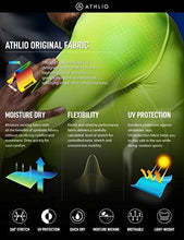 Load image into Gallery viewer, ATHLIO Men's UPF 50+ Long Sleeve Compression Shirts, Water Sports Rash Guard Base Layer, Athletic Workout Shirt, 3pack Utility Camo Black/Black/Neon