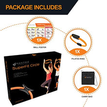 Load image into Gallery viewer, Pilates Ring Circle, Yoga Ring Inner Thigh Exercise Equipment for Women & Men, Pilates Equipment for Home Workouts, Magic Circle Pilates Ring Inner Thigh Toner, Fitness Ring with Wall Poster & Bag