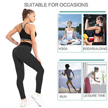 Load image into Gallery viewer, Butt Lifting Anti Cellulite Leggings for Women High Waisted Yoga Pants Workout Tummy Control Sport Tights - Y-tight-black