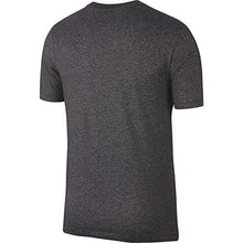 Load image into Gallery viewer, Nike Men&#39;s Dry Tee Drifit Cotton Crew Solid, Black/Heather/Mattelic Silver, Small
