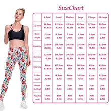 Load image into Gallery viewer, visesunny High Waist Yoga Pants with Pockets Cute Ladybug Polka Dot Buttery Soft Tummy Control Running Workout Pants 4 Way Stretch Pocket Leggings