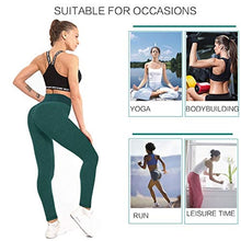 Load image into Gallery viewer, AIMILIA Butt Lifting Anti Cellulite Leggings for Women High Waisted Yoga Pants Workout Tummy Control Sport Tights - Y-tight-green