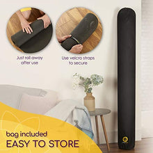 Load image into Gallery viewer, Large Yoga Mat 7'x5'x8mm Extra Thick, Durable, Eco-Friendly, Non-Slip & Odorless Barefoot Exercise and Premium Fitness Home Gym Flooring Mat by ActiveGear - Black