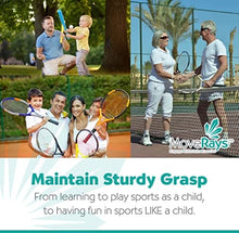 Load image into Gallery viewer, MoveRays Hand Grip Strengthener, Forearm, Fingers Exerciser - Silicone Rings for Muscle Training, Sports, Rock Climbing, Fitness