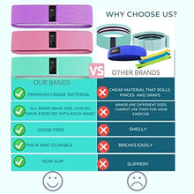 Load image into Gallery viewer, Jan&Niss Resistance Workout Equipment Band for Women - 3 Level Booty Exercise Set for Butt - Glute - Thighs - Legs – Pilates