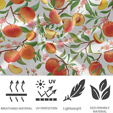 Load image into Gallery viewer, visesunny High Waist Yoga Pants with Pockets Peach Tropic Fruit Leaf Flower Tummy Control Workout Running Yoga Leggings for Women