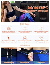 Load image into Gallery viewer, COOLOMG Women's Leggings Yoga Long Pants Compression Drawstring Running Tights Non See-Through Diamond Purple Adults Small(Youth X-Large)