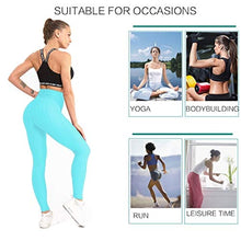 Load image into Gallery viewer, AIMILIA Butt Lifting Anti Cellulite Leggings for Women High Waisted Yoga Pants Workout Tummy Control Sport Tights Blue