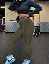 Load image into Gallery viewer, YEOREO Womens Amplify Leggings High Waisted Seamless Scrunch Legging Active Running Gym Active Leggings