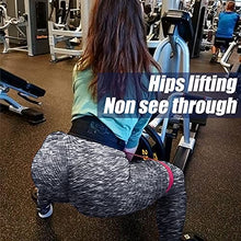 Load image into Gallery viewer, Murandick Textured Leggings for Women Scrunch High Waist Textured Yoga Workout Pants - Blue/Grey