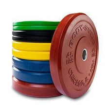 Load image into Gallery viewer, 260lb. Color Rubber Grip Olympic Weight Set
