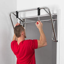 Load image into Gallery viewer, Adjustable Mount Doorway Pull Up Bar Forearm Back Shoulder Training - The Home Fitness Corp