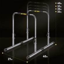 Load image into Gallery viewer, AKYEN Dip Adjustable Workout Parallel Bars - The Home Fitness Corp