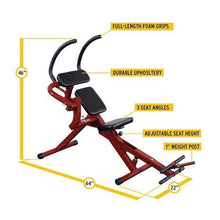 Load image into Gallery viewer, Best Fitness Semi-Recumbent Ab Bench Abdominal Trainer - The Home Fitness Corp