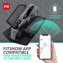 Load image into Gallery viewer, Bluefin Fitness Curv Mini | Seated Under Desk Elliptical Trainer | Pedal Exerciser Machine | Adjustable Resistance | Quiet Flywheel Motor | LCD Screen | Bluetooth | FitShow App Compatible - The Home Fitness Corp