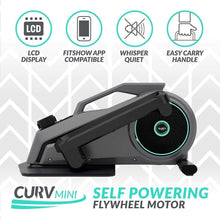 Load image into Gallery viewer, Bluefin Fitness Curv Mini | Seated Under Desk Elliptical Trainer | Pedal Exerciser Machine | Adjustable Resistance | Quiet Flywheel Motor | LCD Screen | Bluetooth | FitShow App Compatible - The Home Fitness Corp
