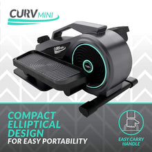 Load image into Gallery viewer, Bluefin Fitness Curv Mini | Seated Under Desk Elliptical Trainer | Pedal Exerciser Machine | Adjustable Resistance | Quiet Flywheel Motor | LCD Screen | Bluetooth | FitShow App Compatible - The Home Fitness Corp