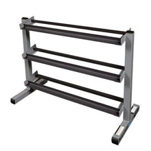 Load image into Gallery viewer, Body-Solid 3-Tier Dumbbell Weight Rack Storage Rack - The Home Fitness Corp