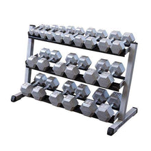 Load image into Gallery viewer, Body-Solid 48" 3-Tier Dumbbell Rack Storage Rack - The Home Fitness Corp