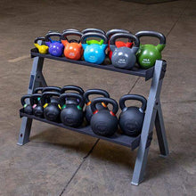 Load image into Gallery viewer, Body Solid Dumbbell and Kettlebell Rack Storage Rack - The Home Fitness Corp
