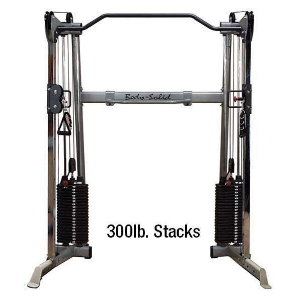 Body-Solid Functional Trainer with 310 Pound Stacks Cable Crossover Trainer Machine - The Home Fitness Corp