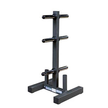 Load image into Gallery viewer, Body-Solid Olympic Plate Tree & Bar Holder Storage Rack - The Home Fitness Corp